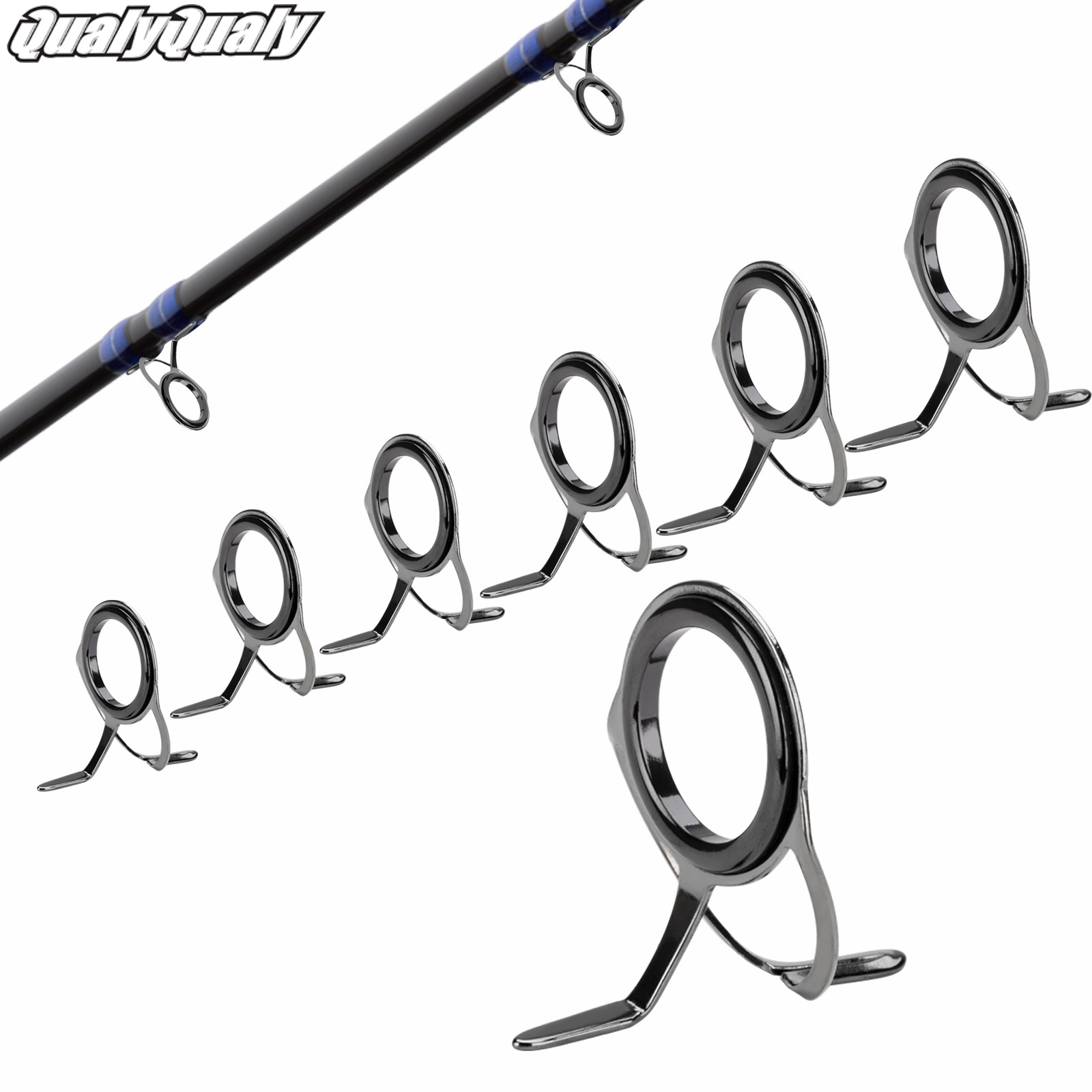 7pcs Fishing Rod Guides Repair - Fishing Rod Casting review and price
