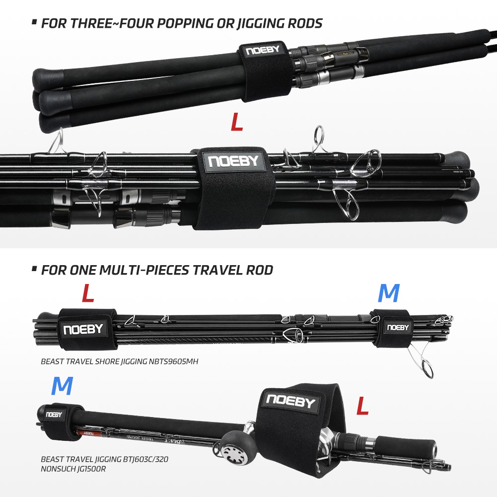 NOEBY Fishing Rod Strap Wide P - Fishing Rod Casting review and price