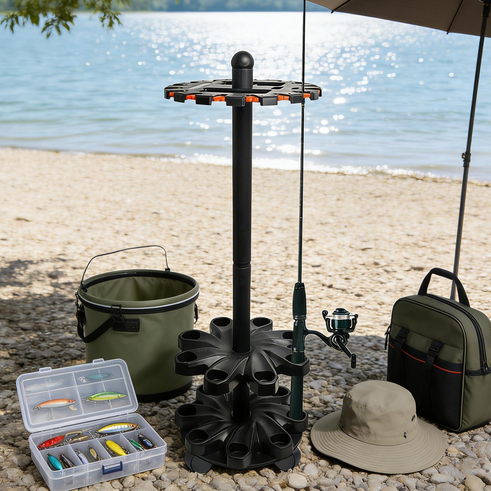 Fishing Rod Racks Angling Pole - Fishing Rod Travel review and price