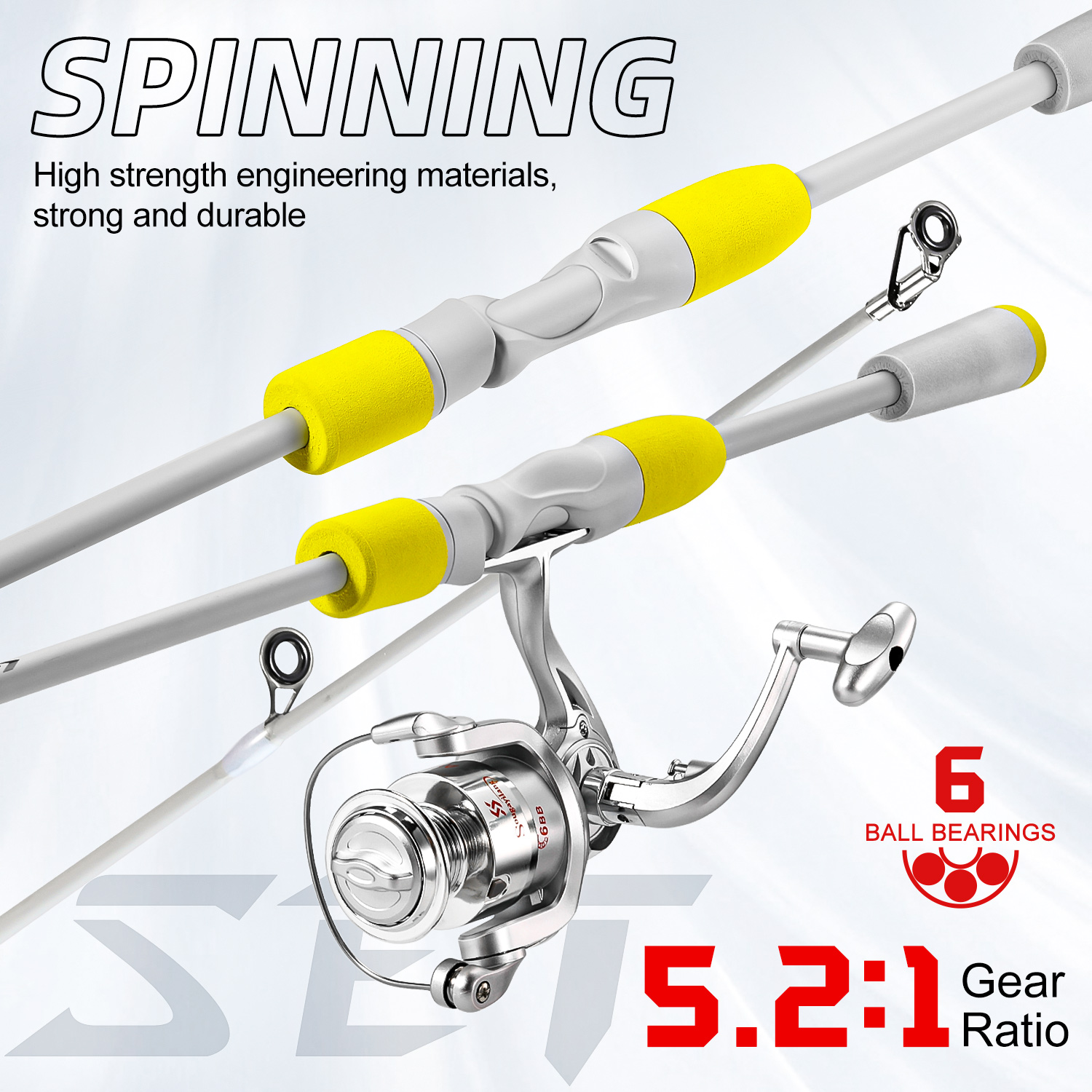 Sougayilang 2section Spinning  - Fishing Rod Carbon Fiber review and price